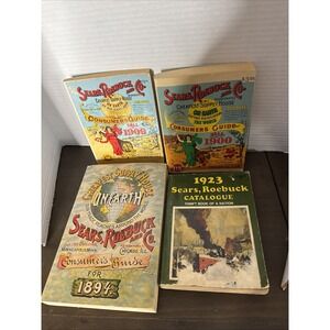 VTG Sears, Roebuck & Co 1970s Reproduction Fall 1900 Consumer Guide Catalogs-4